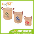 high quality large capacity hot sale cotton and flax cloth bucket to storage